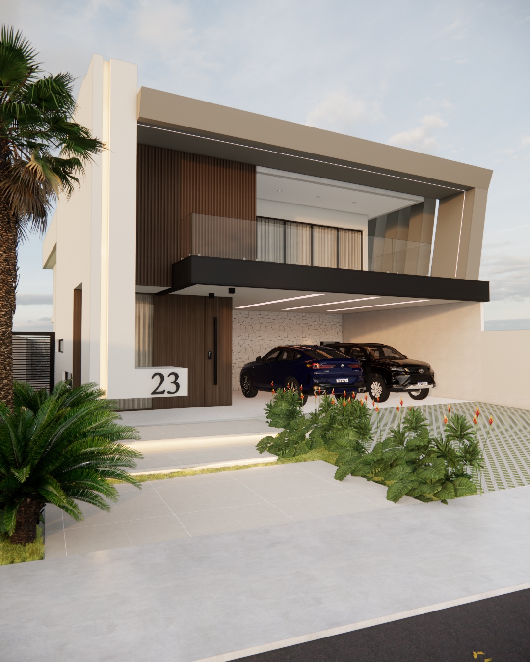 Projeto de fachada residencial